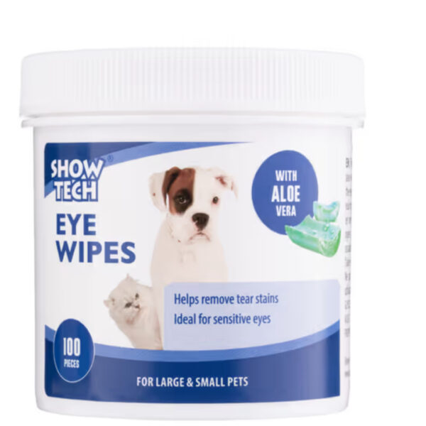 Show Tech Eye Wipes 100szt. - chusteczki do czyszczenia oczu dla psa i kota