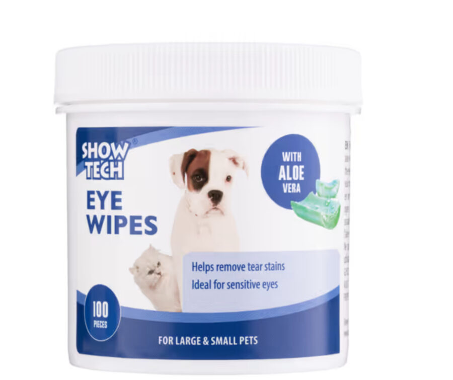 Show Tech Eye Wipes 100szt. - chusteczki do czyszczenia oczu dla psa i kota