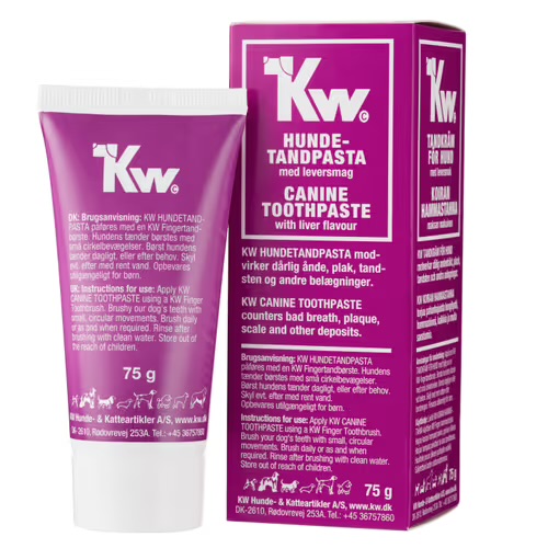 KW Canine Toothpaste 75g - pasta do zębów dla psa, z chlorheksydyną