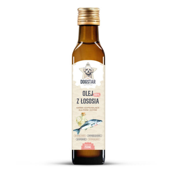 Dogstar olej z łososia dla psa i kota- 250 ml