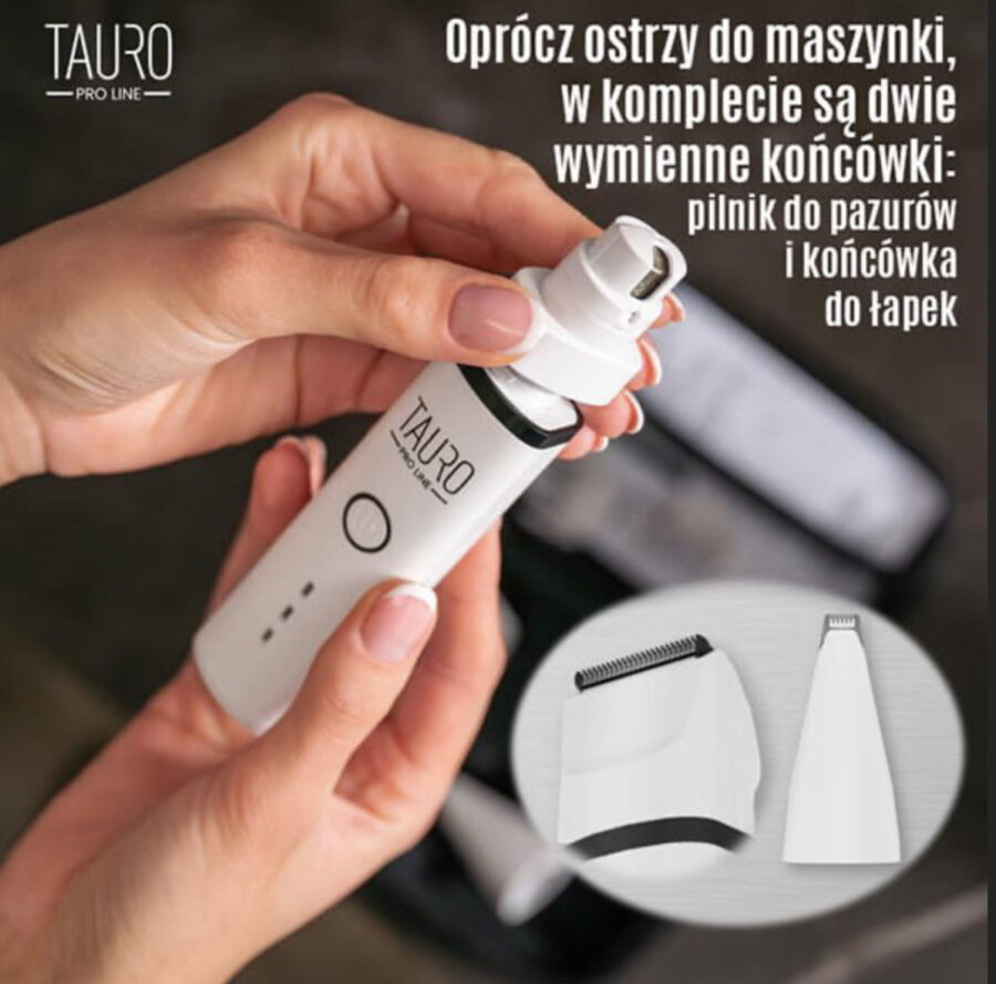 Tauro Pro Line Maszynka do strzyżenia, trymer i pilnik 3 w 1