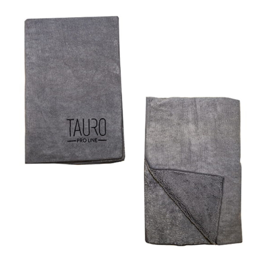 Tauro Pro Line Ręcznik z mikrofibry dla psów i kotów 80x120 cm, szary