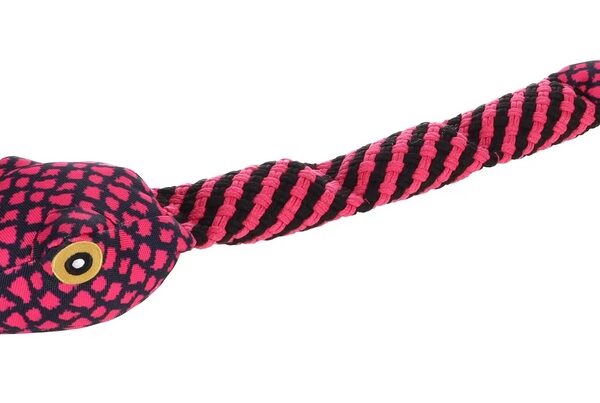 Flamingo Wąż ze sznura Monsjo czerwono-czarny
