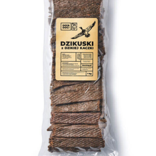 Deer Dog Przekąska dla psa - Dzikuski z dzikiej kaczki 1 kg