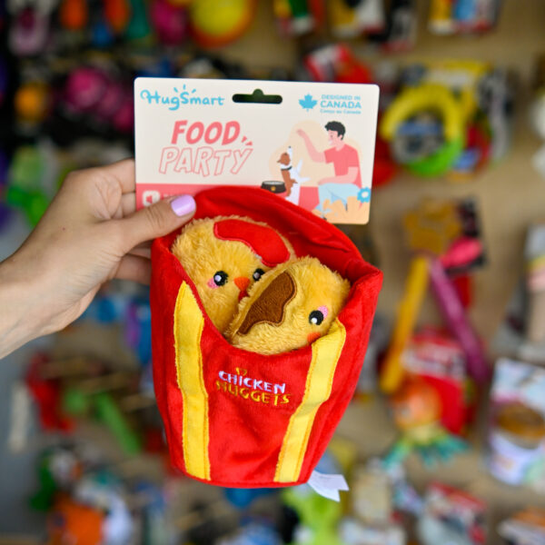 Hugsmart Food Party – Chicken Nuggets kawałki kurczaka zabawka węchowa
