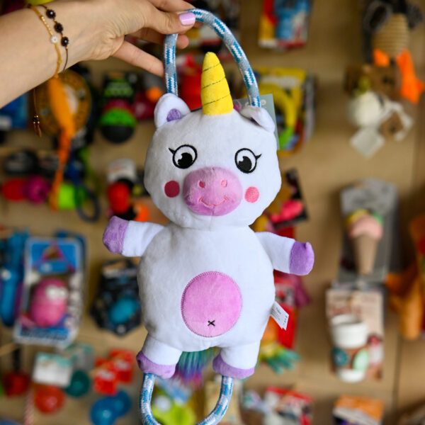 Hugsmart Fairytale Story – Unicorn jednorożec szarpak z linami