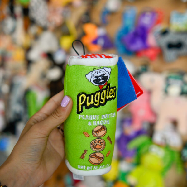 Lulubelles Power Plush Puggles Can Small - zielone czipsy Pringles