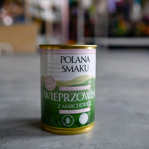 Polana Smaku - Wieprzowina z marchewką 400g karma mokra