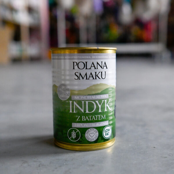 Polana Smaku - Indyk z batatem 400g karma mokra