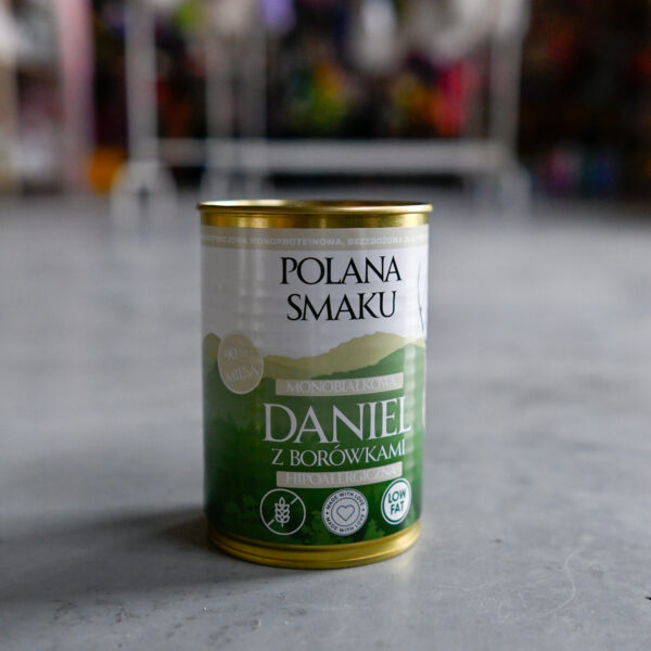 Polana Smaku - Daniel z borówkami 400g karma mokra