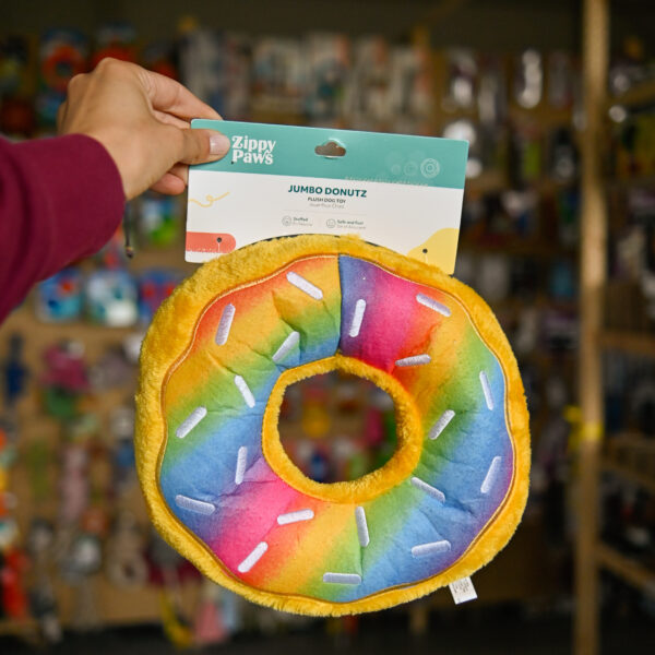 COPY OF ZIPPYPAWS PLUSZOWY DONUT JUMBO TĘCZOWY