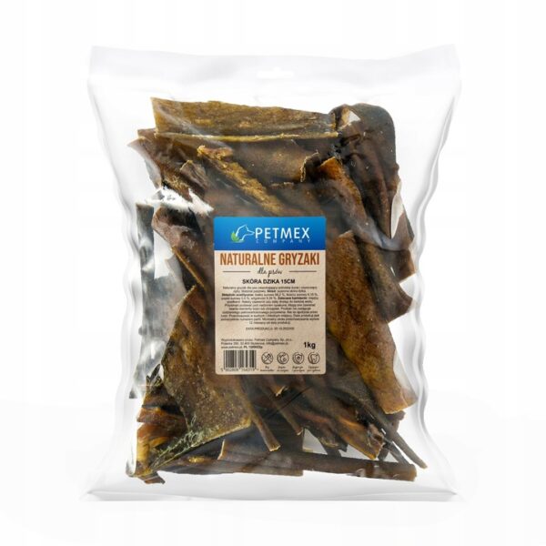 PETMEX Skóra dzika 15cm 1000g