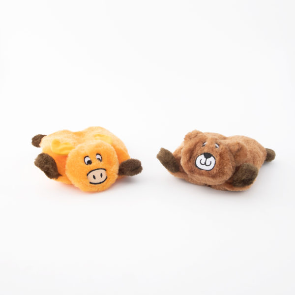 Zippy Paws Bear and Moose - piszcząca myszka i miś ZP947