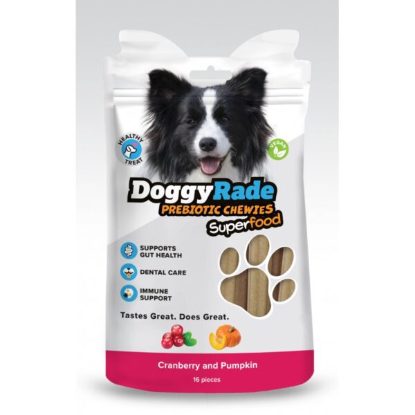 DoggyRade Superfood VEGAN Chewies Żurawina Dynia 100g