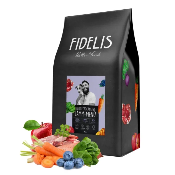 Fidelis Lamm-Menü Karma suszona powietrzem - jagnięcina 1 kg