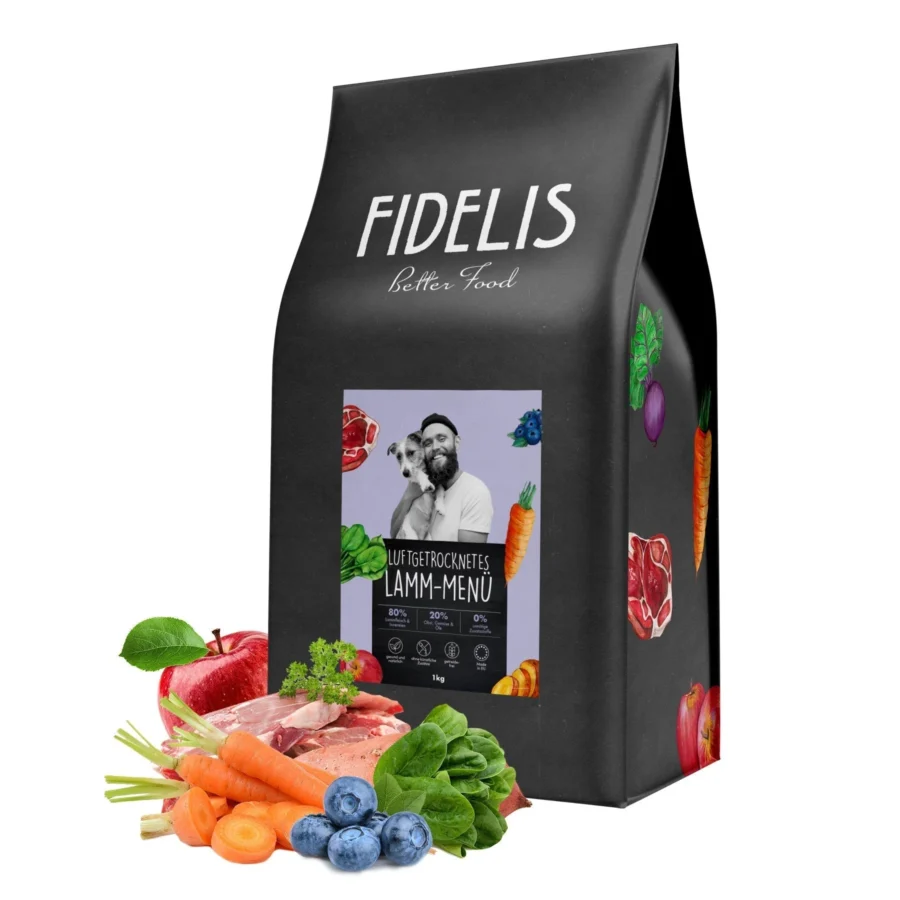 Fidelis Lamm-Menü Karma suszona powietrzem - jagnięcina 1 kg