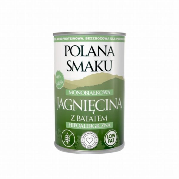Polana Smaku - Jagnięcina z batatami 400g karma mokra