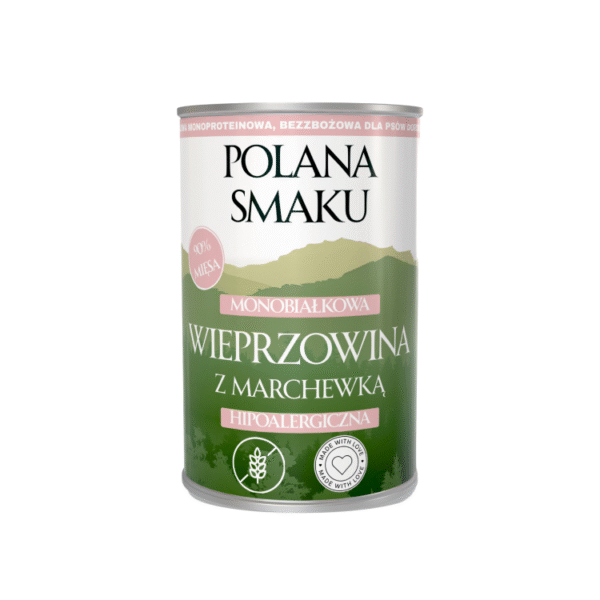 Polana Smaku - Wieprzowina z marchewką 400g karma mokra