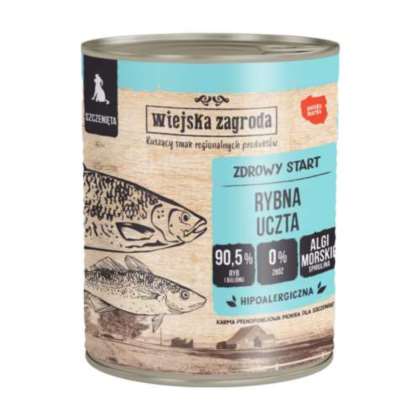 WIejska Zagroda Karma mokra dla psa rybna uczta (szczeniak) 800 g
