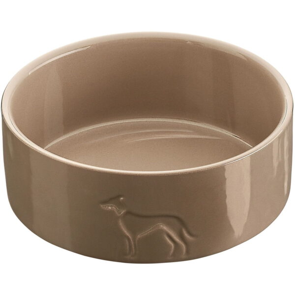 HUNTER CERAMICZNA Glazed - miska dla psa beżowa 1100 ml