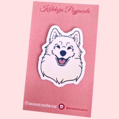 LENEE Magnes holograficzny dla psiary - Samoyed