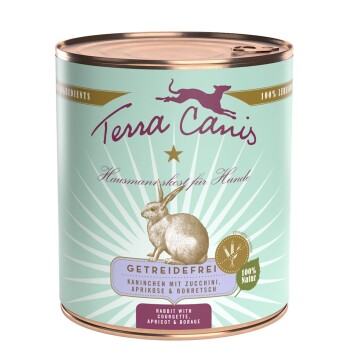 Terra Canis Sensitive Królik z cukinią, morelą i ogórecznikiem 400g