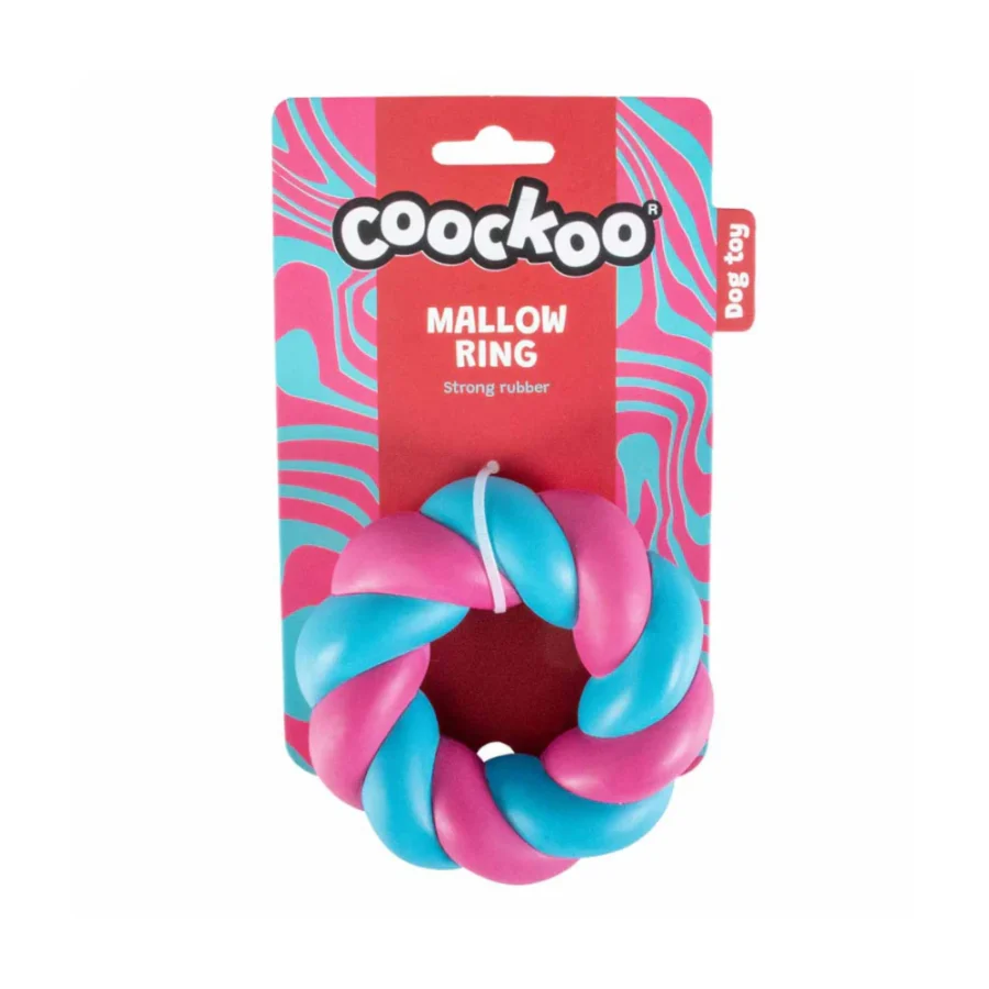 Zabawka Dla Psa Z Pierścieniem Mallow Coockoo - ringo kolorowe