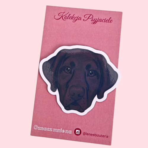 LENEE Magnes holograficzny dla psiary - Labrador czekoladowy