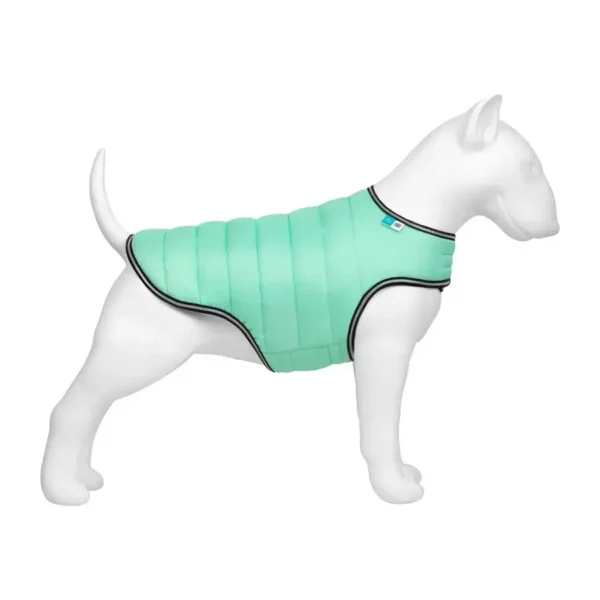 AIRYVEST kurtka dla psa jednostronna świecąca w ciemności - miętowa rozm S