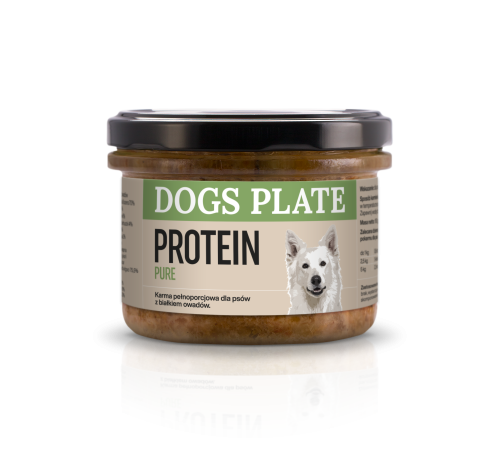 Dogs Plate Protein 180g Karma dla psów z wartościowego białka owadów