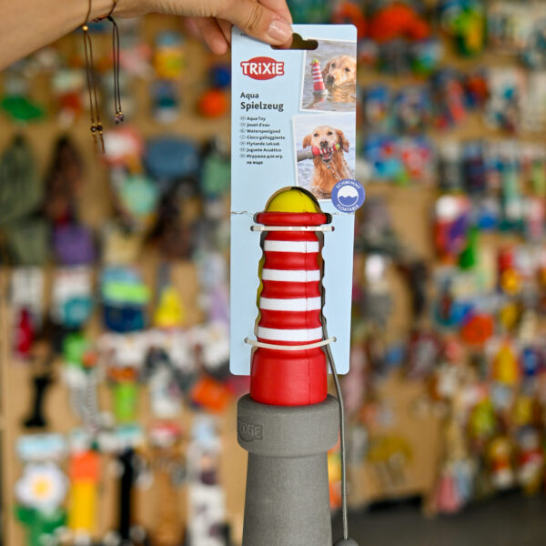 TRIXIE Aqua Toy Latarnia morska, zabawka, dla psa, TPR, 26 cm większa