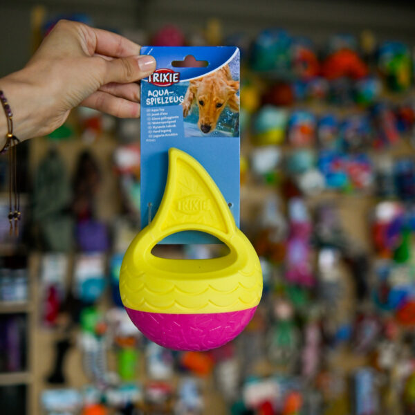 Trixie Aqua Toy shark fin, piłka dla psa, TPR, o 18 cm, pływająca