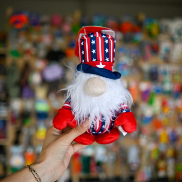 The Worthy Dog Uncle Sam Gnome Toy Small słodki gnom z podwójnym szwem