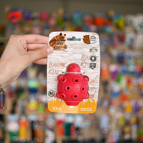 Barry King żółw na przysmaki, czerwony M, 9 cm