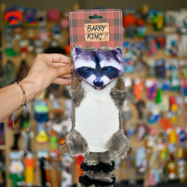 Barry King Zabawka dla psa szop pracz pluszowy zwłoki 39 cm