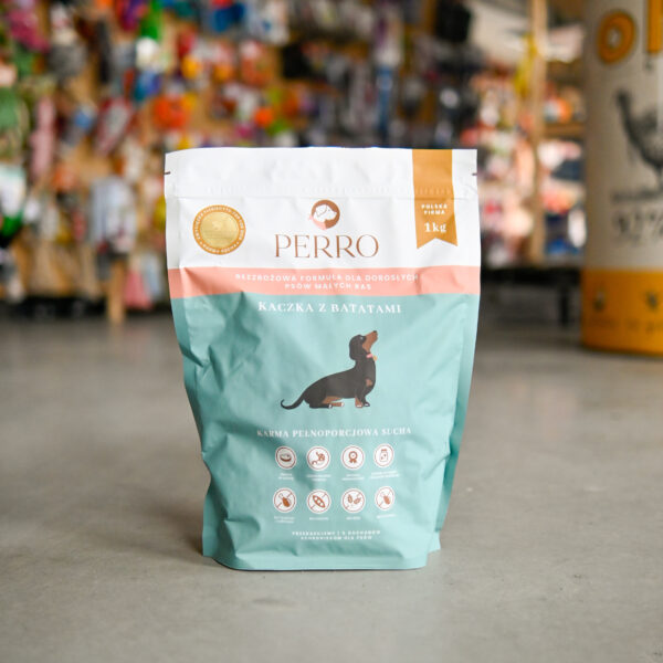 PERRO Karma sucha Kaczka z batatami – bezzbożowa dla psów 1 kg