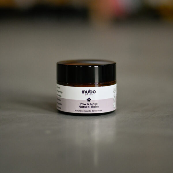 Mubo Paw & Nose Natural Balm 50g - naturalne masełko do łap i nosa, dla psa i kota