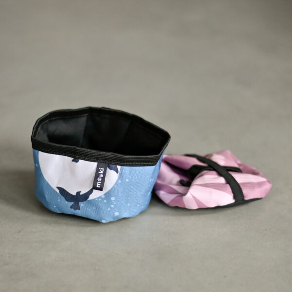 MOOKI - miska turystyczna składana - różne wzory 750 ml