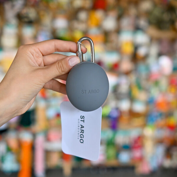 St Argo Silikonowa Saszetka na przysmaki, szara silikonowa