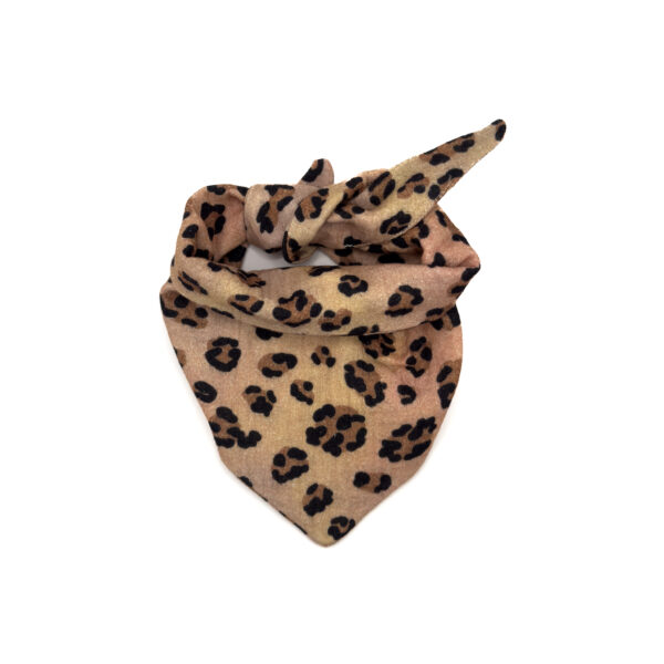 Tulki - apaszka dla psa 25-35 cm ciemna panterka