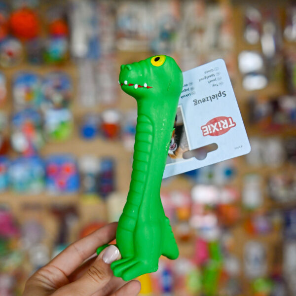 Trixie Zabawka Dla Psa Gumowy Gryzak Longie krokodyl 18 cm