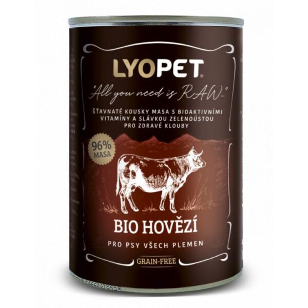 Lyopet Karma mokra dla psa - Wołowina 400g