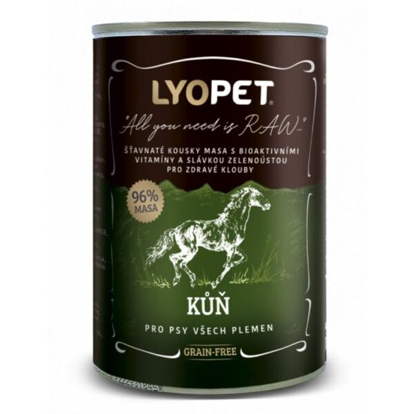 Lyopet Karma mokra dla psa - Konina 400g