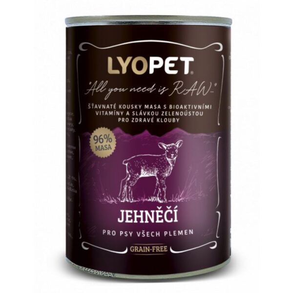 Lyopet Karma mokra dla psa - Jagnięcina 400g