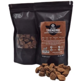 Pan Zwierz Suszony Barf trenerki z jagnięciny 250 g