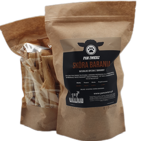 Pan Zwierz Skóra barania 200 g - gryzak dla psa