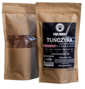 Pan Zwierz Naturalne suszone smaczki z tuńczyka 25g