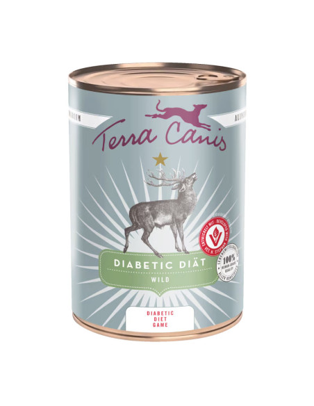 Terra Canis Diabetic Dziczyzna dieta cukrzycowa - karma mokra 400g