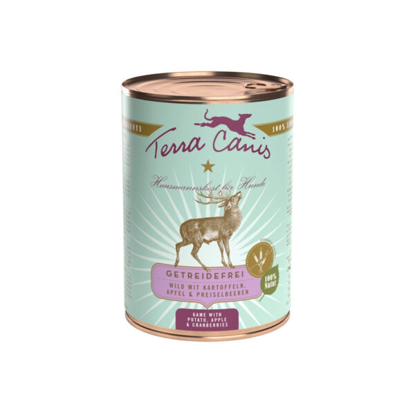Terra Canis Dziczyzna z ziemniakami - karma mokra 400g