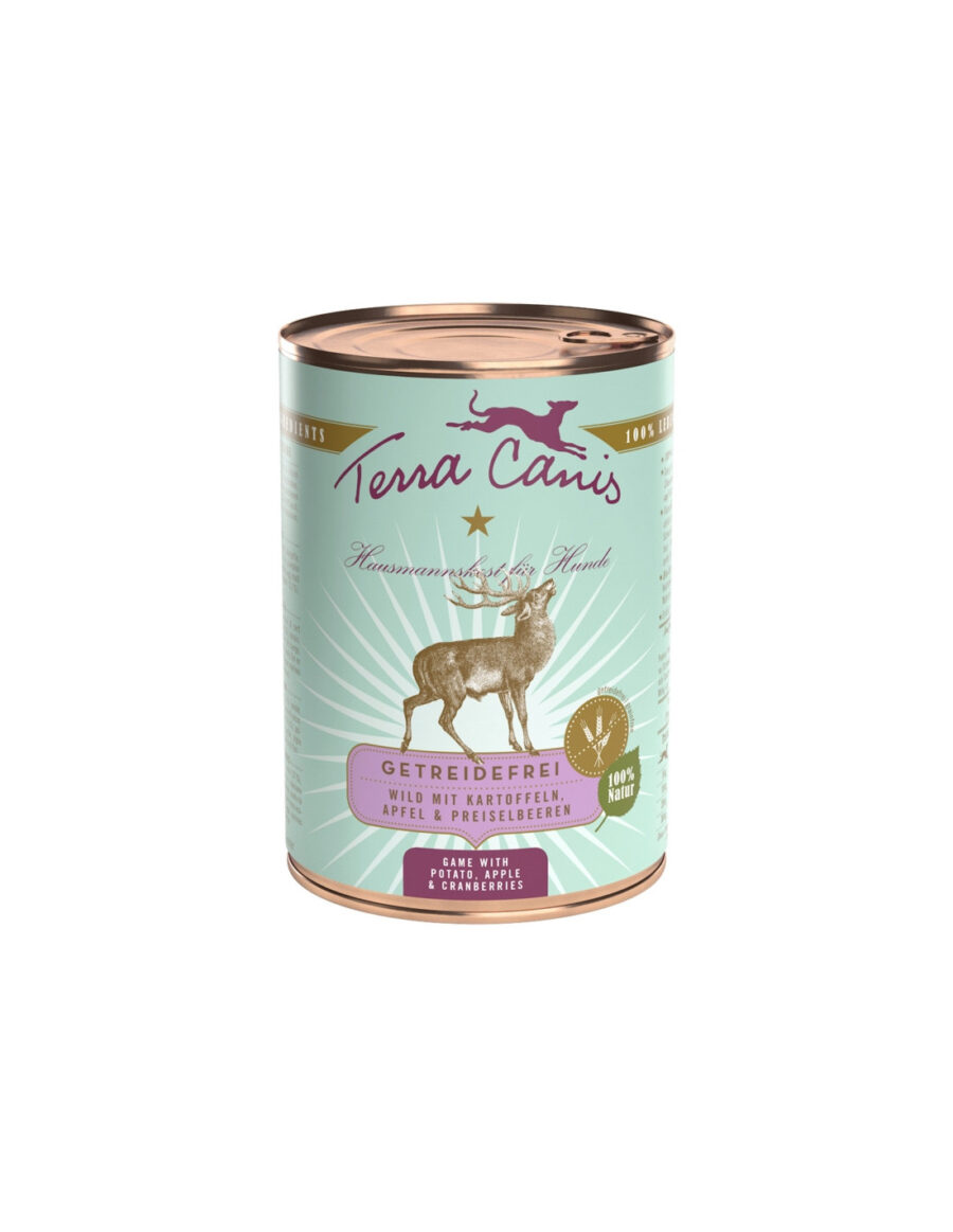 Terra Canis Dziczyzna z ziemniakami - karma mokra 400g